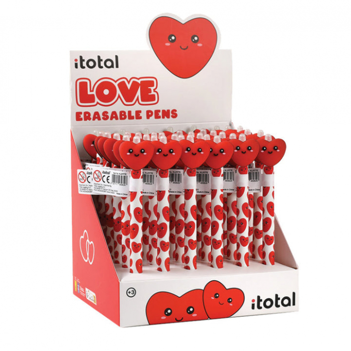 Pix cu gel erasable, inima rosie, iTotal [2]