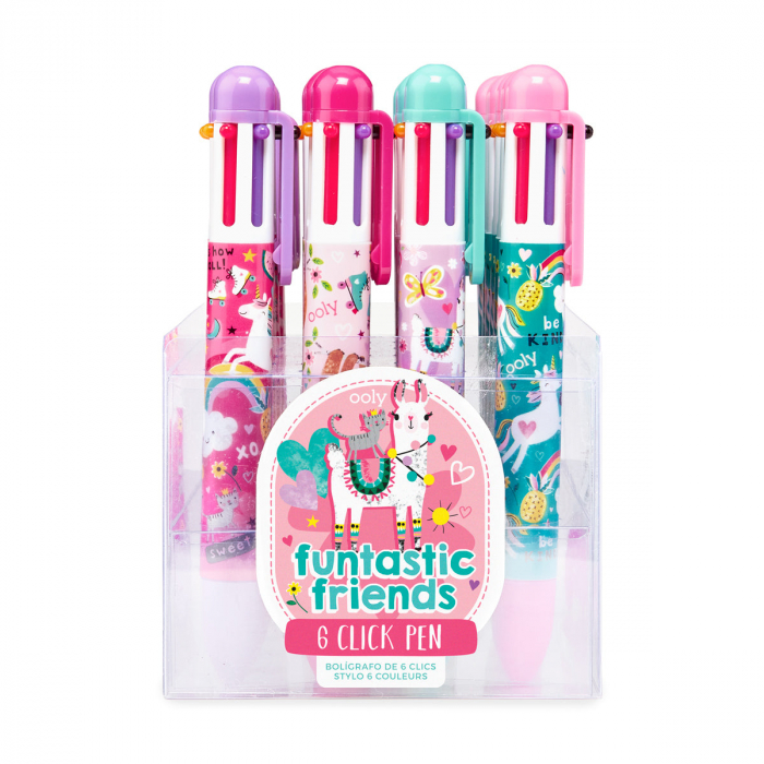 Pix multicolor cu 6 culori si mecanism retractabil Funtastic Friends [7]