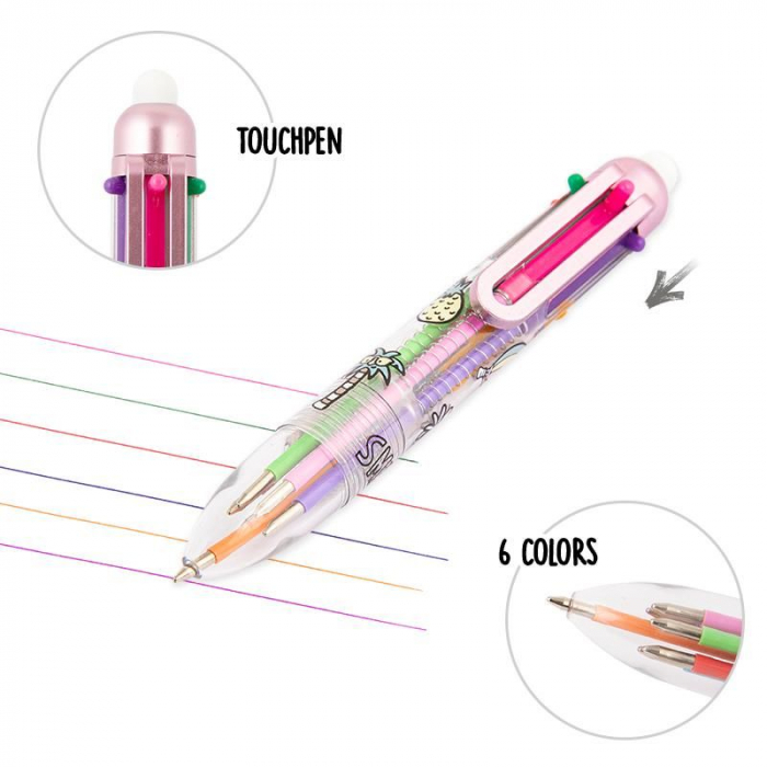 Pix multicolor cu 6 culori si touch pen [3]