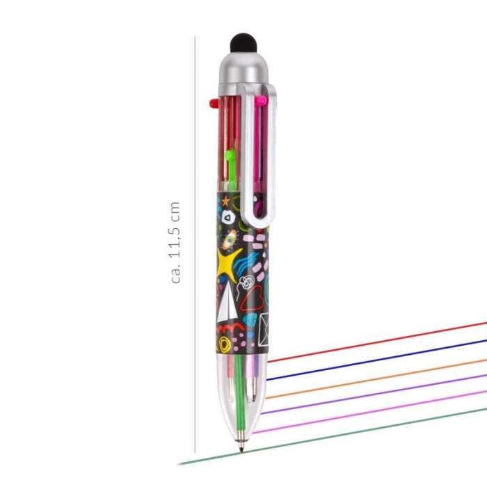Pix multicolor cu 6 culori si touch pen [2]