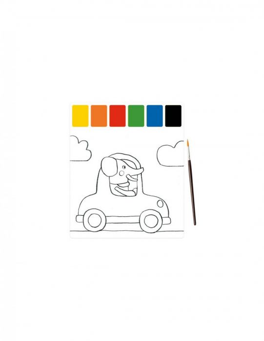 Planse preilustrate pentru pictura Vehicule, Moulin Roty [3]