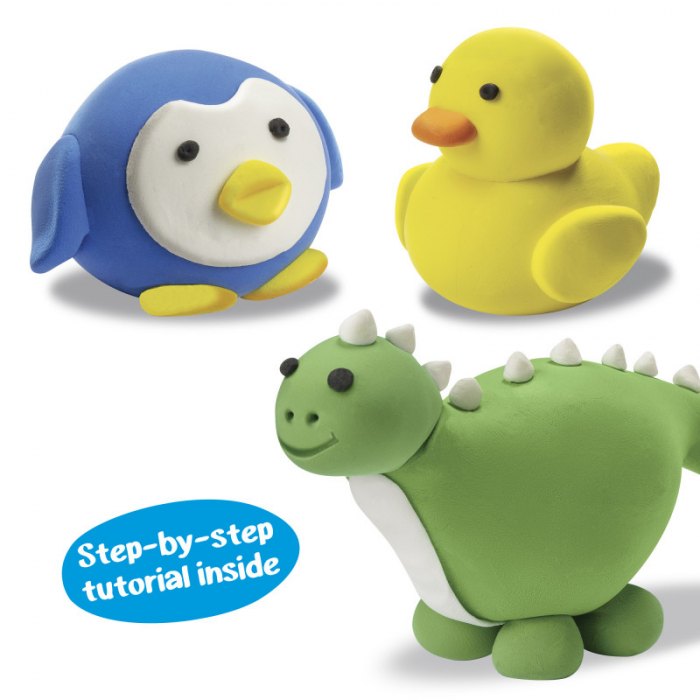 Plastilina moale Carioca Modelight DiY - pinguin [2]