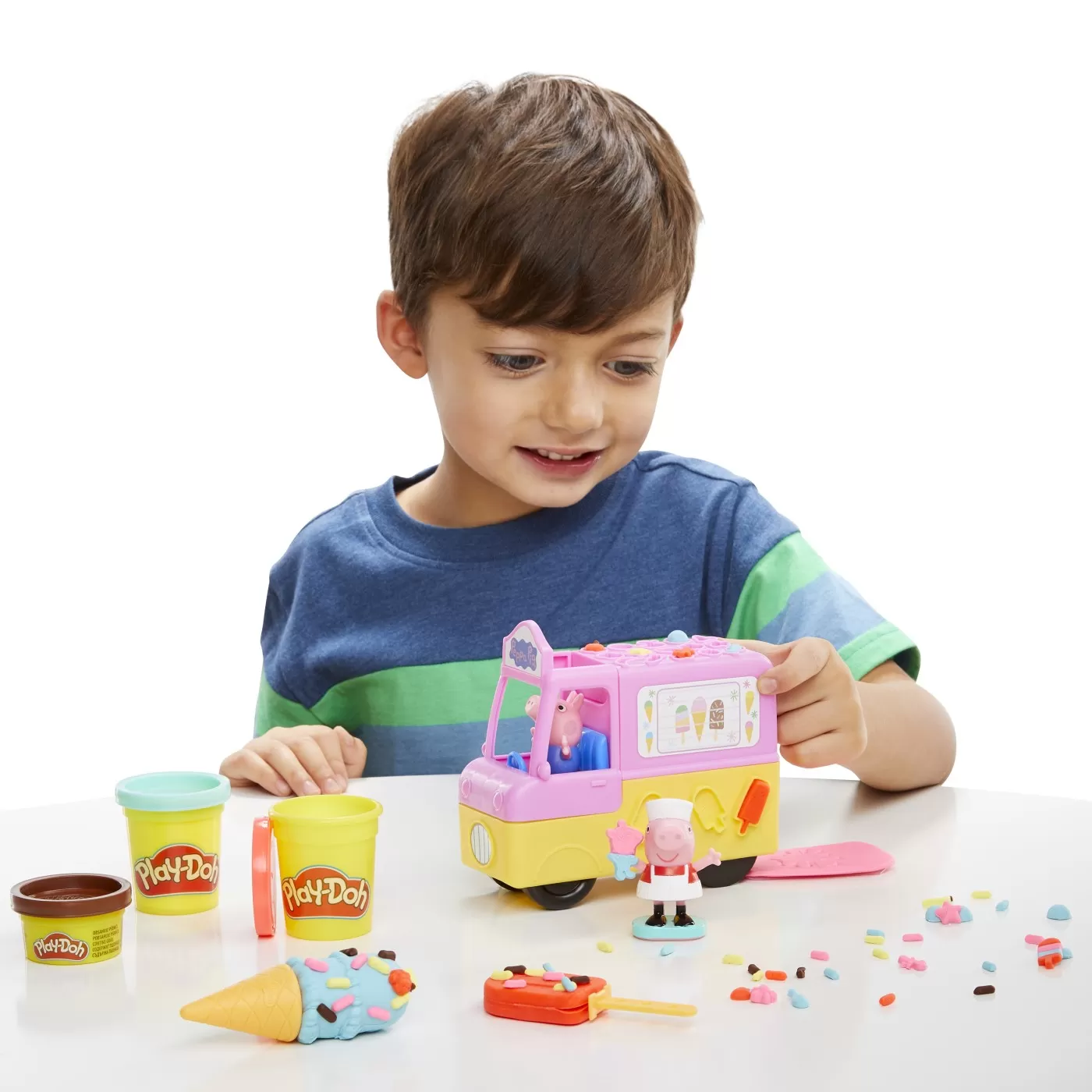 PLAY DOH PEPPA PIG SI MASINA DE INGHETATA [3]