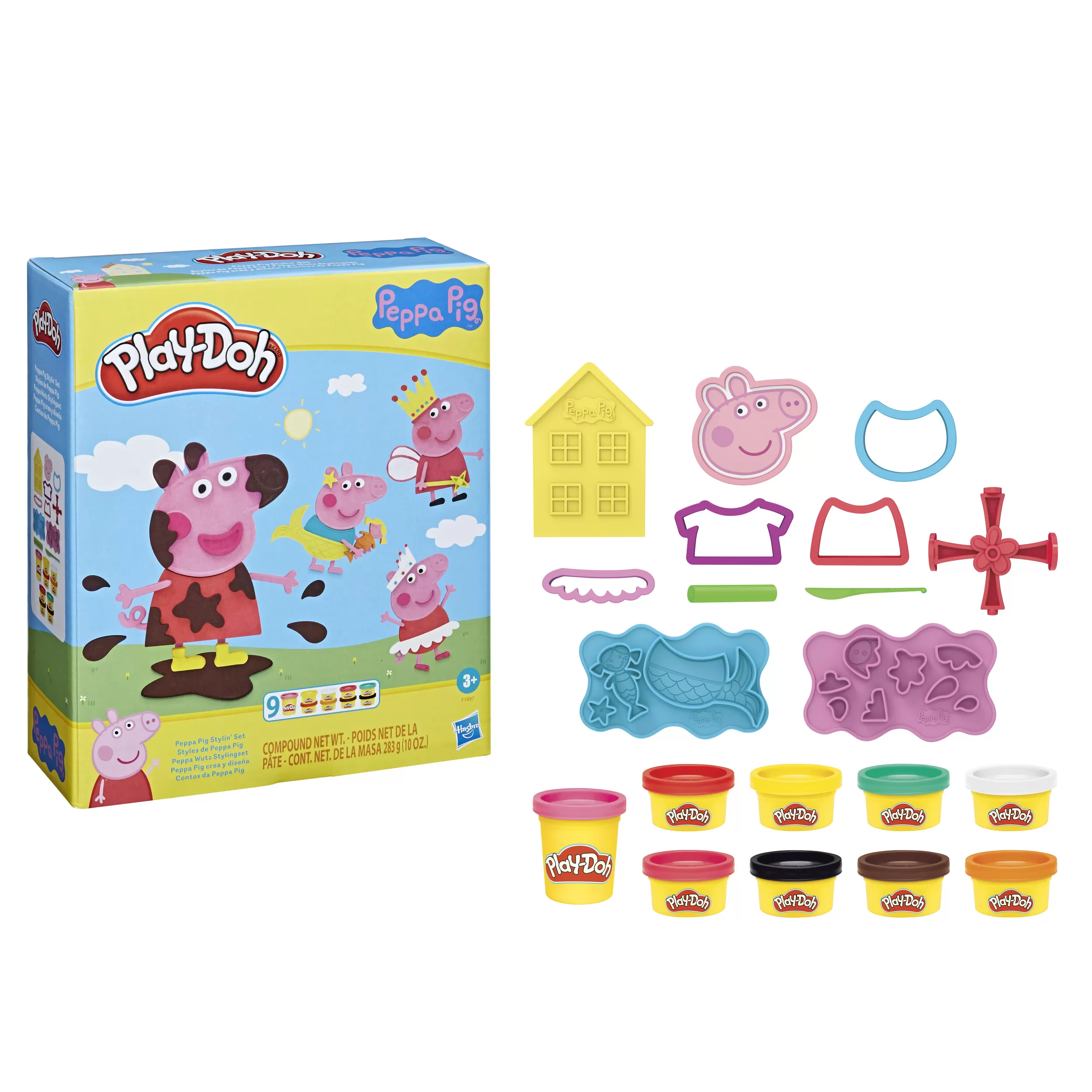 PLAY-DOH SET PEPPA PIG PLASTILINA CU ACCESORII [3]
