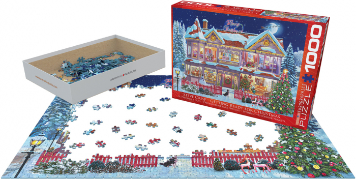 Pregatirile de Craciun, puzzle 1000 piese [2]