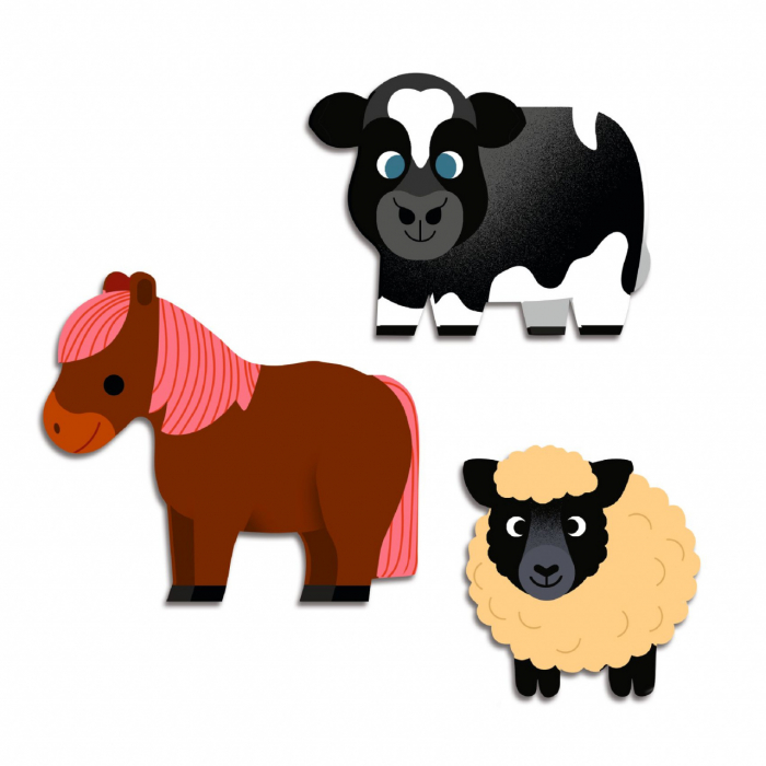 Primele abtibilduri Animale de la ferma, Djeco [2]