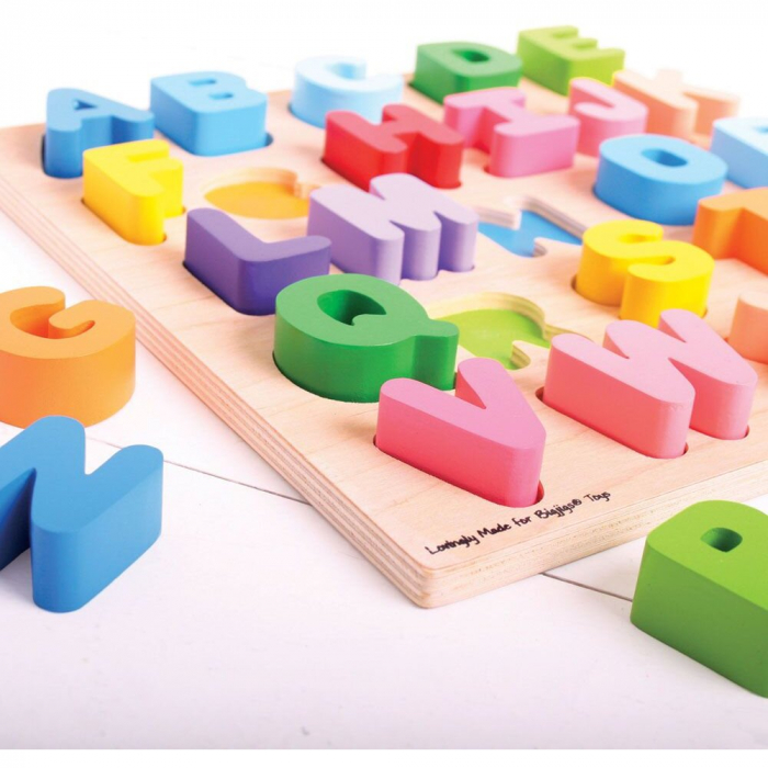 Puzzle colorat - alfabet [3]