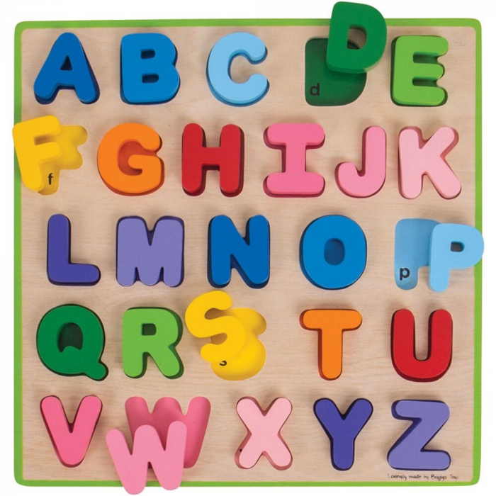 Puzzle colorat - alfabet [2]