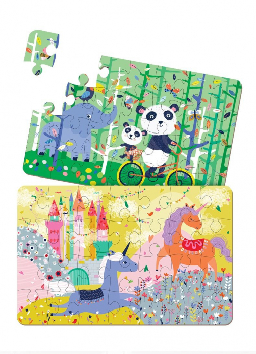 Puzzle cu 28 de piese  -Panda [3]