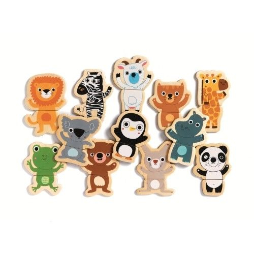 Puzzle cu magneți Animale- prietenoase Djeco [4]