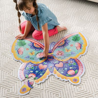 Puzzle de podea în forma de fluture – Butterfly Floor Puzzle [2]