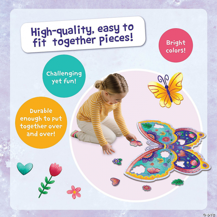 Puzzle de podea în forma de fluture – Butterfly Floor Puzzle [5]