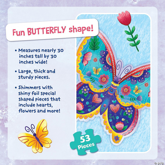 Puzzle de podea în forma de fluture – Butterfly Floor Puzzle [3]