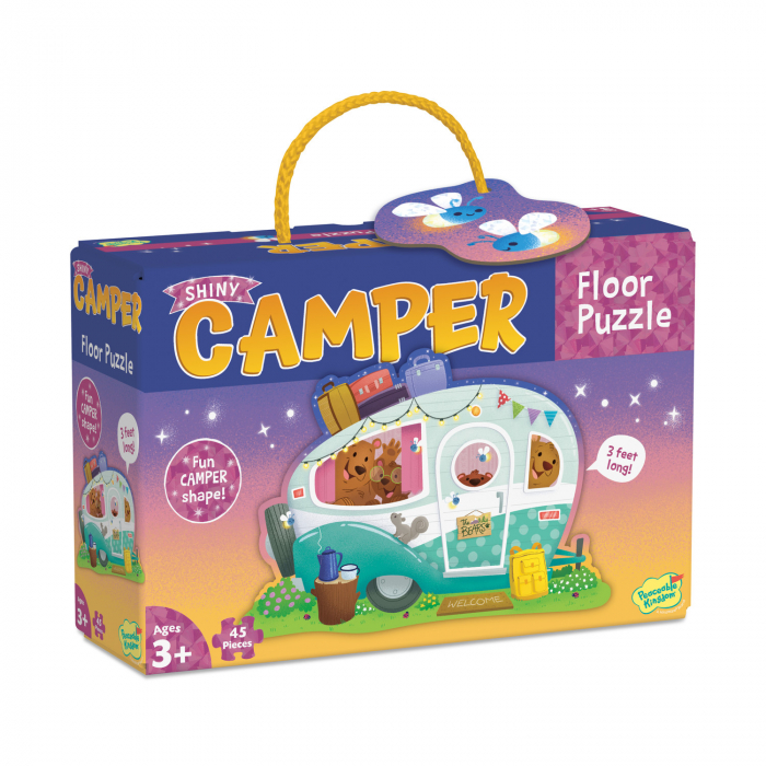 Puzzle de podea in forma de rulota, Camper floor puzzle [2]