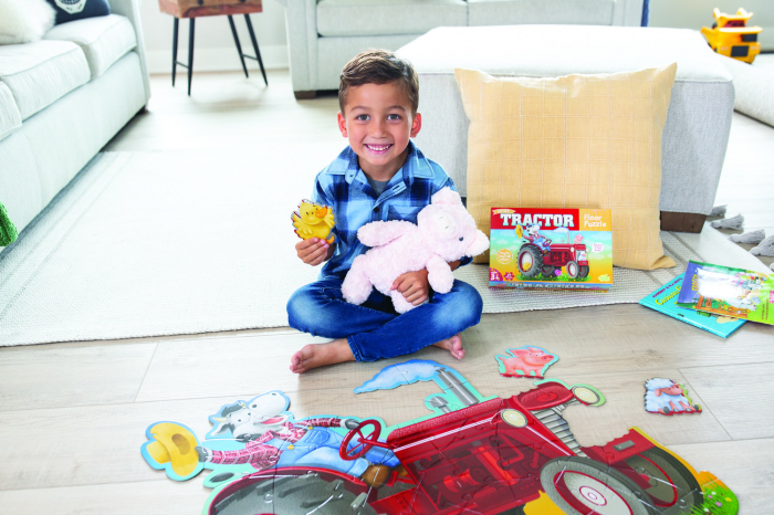 Puzzle de podea in forma de tractor, Shiny Tractor Floor Puzzle [7]