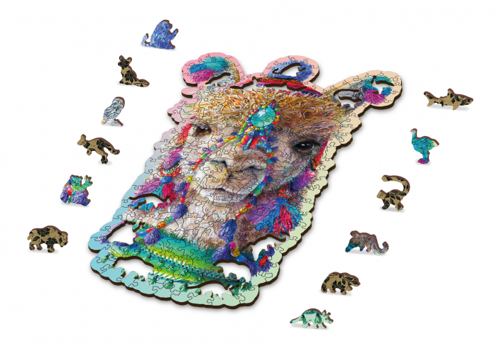 Puzzle din lemn, Alpaca, 250 piese [7]
