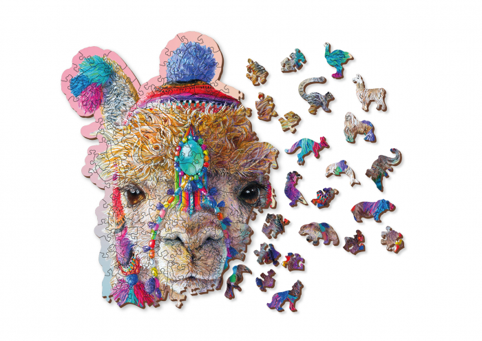 Puzzle din lemn, Alpaca, 250 piese [4]