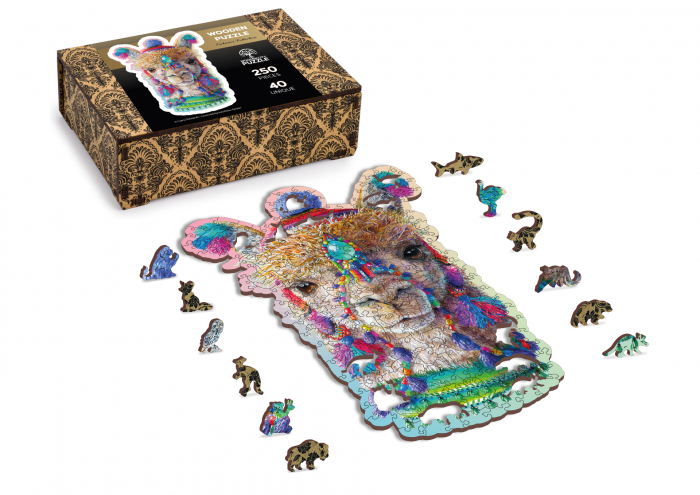Puzzle din lemn, Alpaca, 250 piese [2]