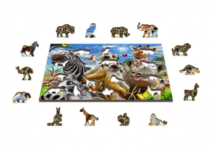 Puzzle din lemn, Bine ai venit in Africa, 200 piese [4]