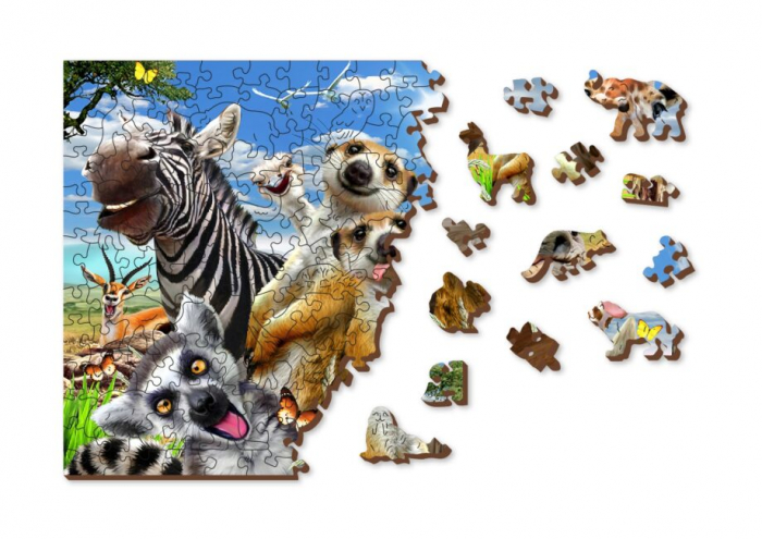 Puzzle din lemn, Bine ai venit in Africa, 200 piese [3]
