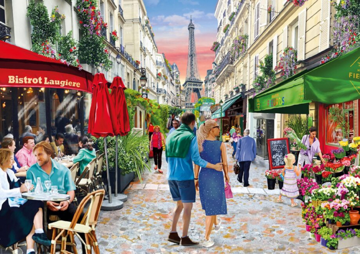 Puzzle din lemn, Bistro din Paris, 505 piese [6]