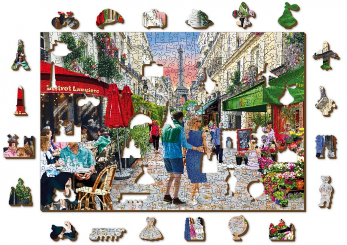 Puzzle din lemn, Bistro din Paris, 505 piese [5]