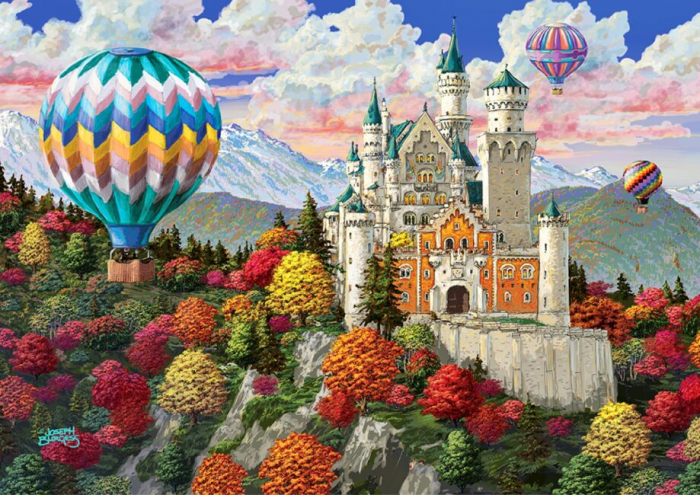 Puzzle din lemn, Castelul Neuschwanstein, 200 piese [6]