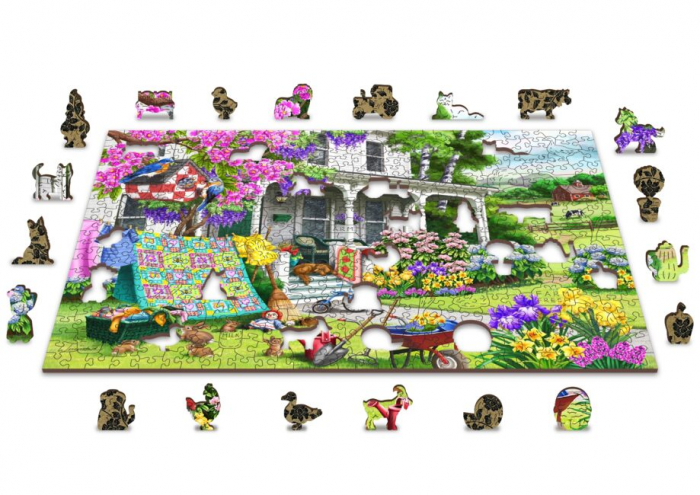 Puzzle din lemn, Casuta de la tara, 505 piese [4]