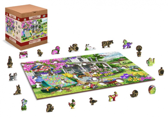 Puzzle din lemn, Casuta de la tara, 505 piese [2]