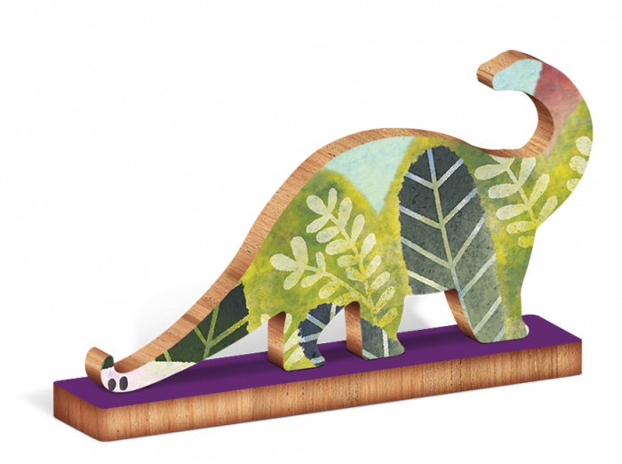 Puzzle din lemn - Dinozaurii [4]