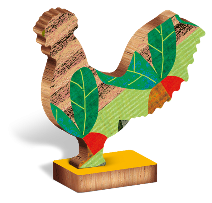 Puzzle din lemn - Ferma [6]