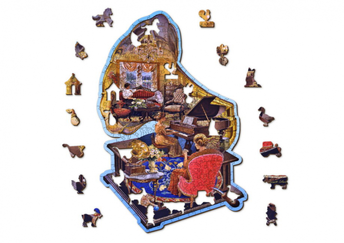 Puzzle din lemn, Gramofonul bunicilor, 250 piese [5]