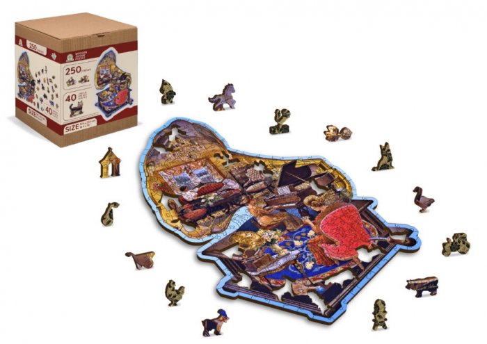 Puzzle din lemn, Gramofonul bunicilor, 250 piese [2]