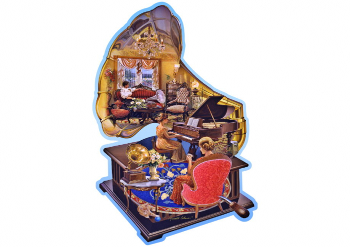 Puzzle din lemn, Gramofonul bunicilor, 250 piese [6]