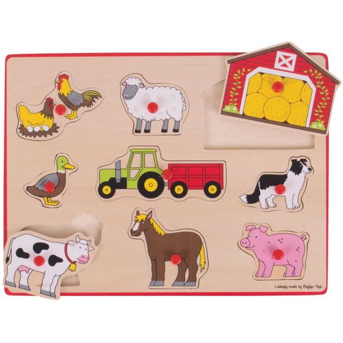 Puzzle din lemn incastru - Ferma [3]