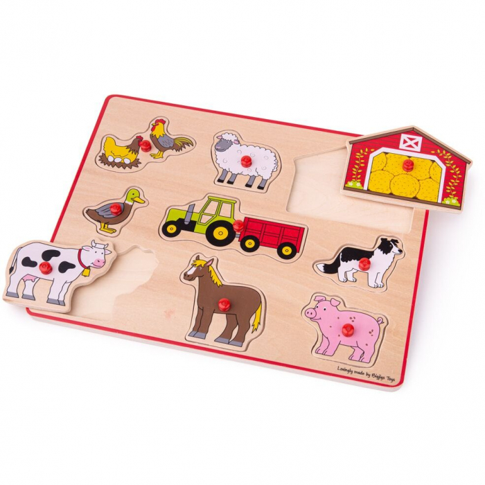 Puzzle din lemn incastru - Ferma [2]