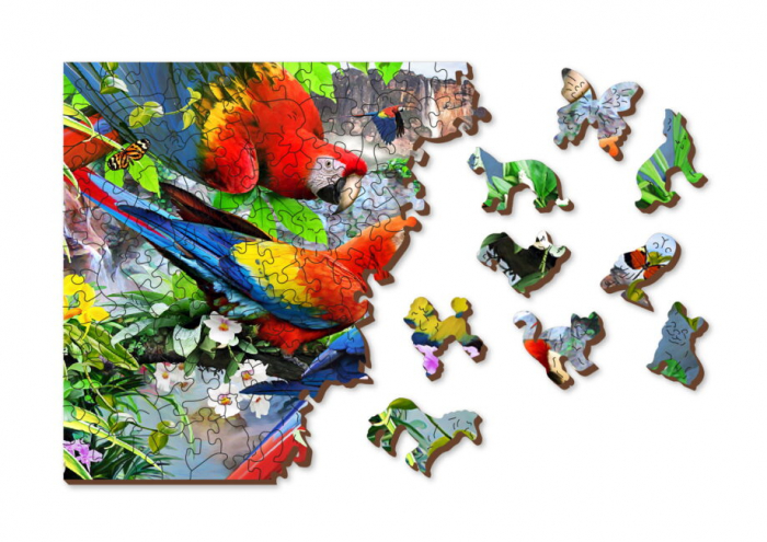 Puzzle din lemn, Insula papagalilor, 505 piese [3]