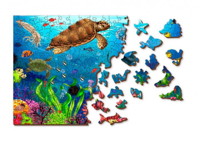 Puzzle din lemn, Paradisul subacvatic, 200 piese [3]