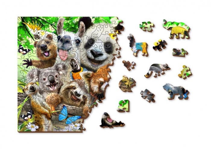 Puzzle din lemn, Paradisul ursilor, 200 piese [3]