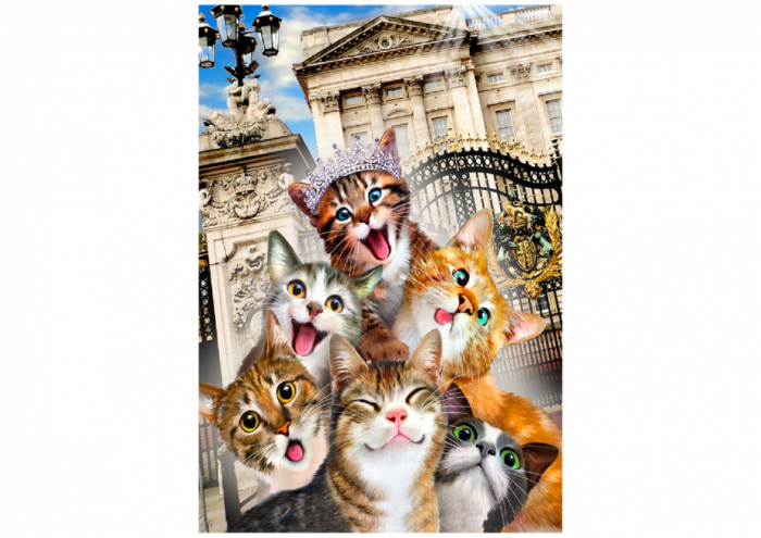 Puzzle din lemn, Pisicutele din Londra, 200 piese [6]