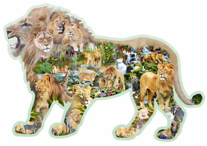 Puzzle din lemn, Regele junglei, 250 piese [6]