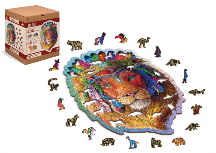 Puzzle din lemn, Regele leu, 250 piese [2]
