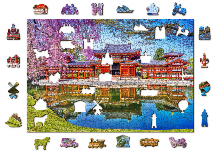 Puzzle din lemn, Templul Byodo din Kyoto, Japan, 505 piese [5]