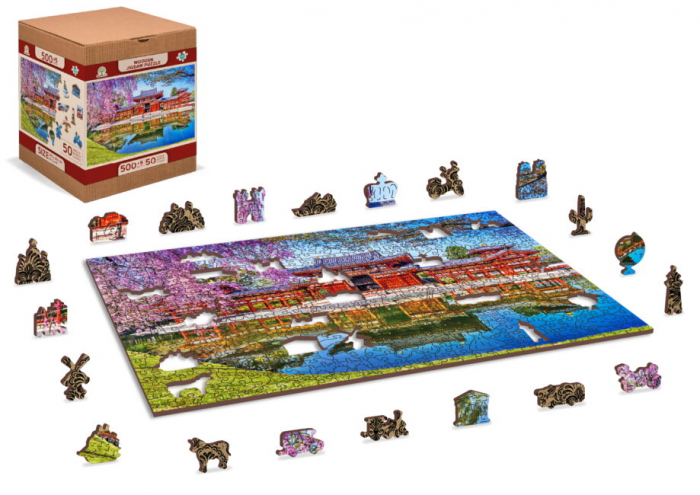 Puzzle din lemn, Templul Byodo din Kyoto, Japan, 505 piese [2]