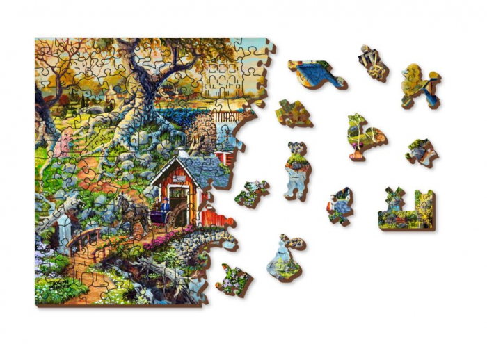 Puzzle din lemn, Viata la tara, 200 piese [3]