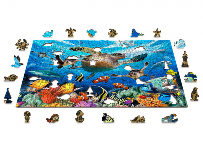 Puzzle din lemn, Viata oceanica, 505 piese [4]