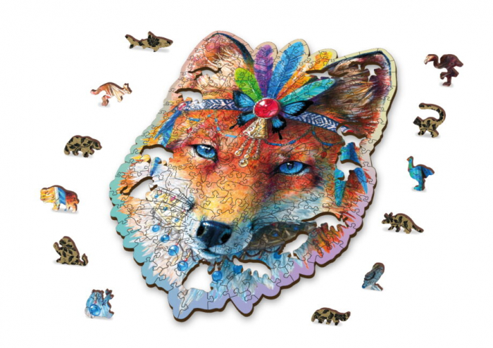 Puzzle din lemn, Vulpe, 250 piese [4]