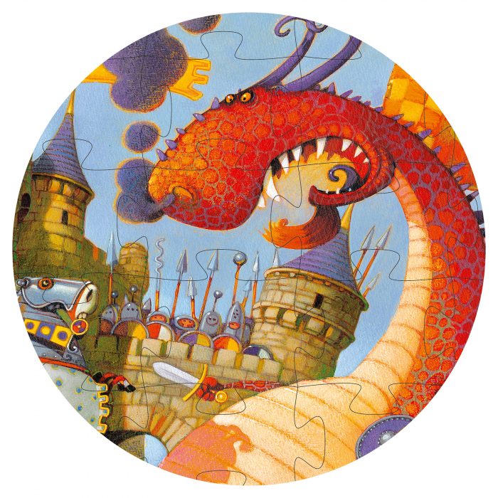 Puzzle Djeco Cavalerul si Dragonul [3]