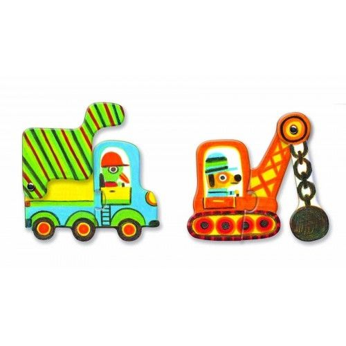 Puzzle duo mobil vehicule Djeco [2]