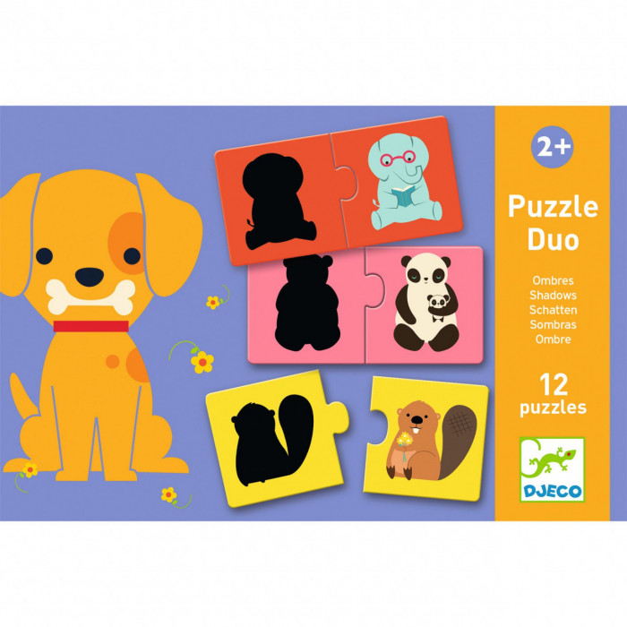 Puzzle duo Siluete, Djeco [3]